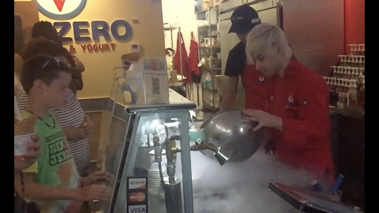 Making Ice Cream in Islamorada, FL