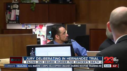 Police death trial goes to jury