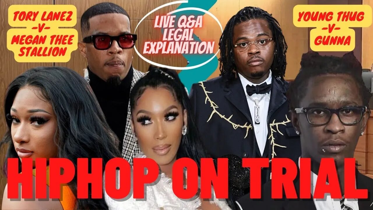 @MEGANTHEESTALLION vs @TORYLANEZ | @YOUNGTHUG vs @GUNNAOFFICIAL ​| HIPHOP TRAIL | LEGAL EXPLANATION
