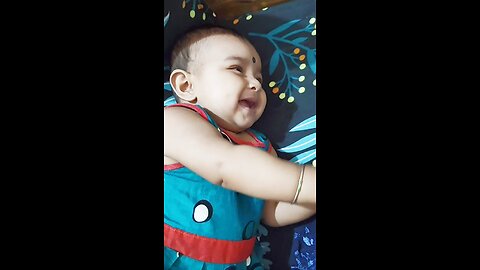 cutebaby laughing on mama's sound