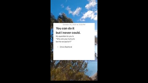You can do it but I never could.