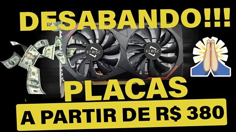 🟢 NÃO PARA DE CAIR AS PLACAS DE VÍDEO NO ALIEXPRESS!!!!PREÇOS DESABANDO 👉A PARTIR DE R$ 387,00 👊