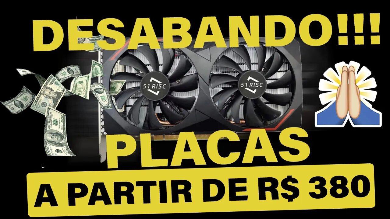 🟢 NÃO PARA DE CAIR AS PLACAS DE VÍDEO NO ALIEXPRESS!!!!PREÇOS DESABANDO 👉A PARTIR DE R$ 387,00 👊