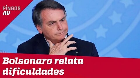 Bolsonaro relata dificuldades para fazer privatizações