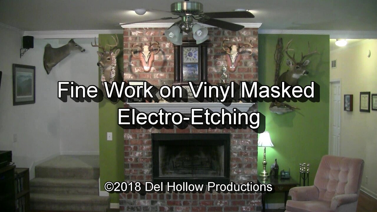 S8E5 - Fine Work on Vinyl Masked Electro-Etching of Aluminum AR15 Receivers