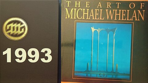 BOOK COVER REVIEW: THE ART OF MICHAEL WHELAN, SCENES / VISIONS, 1993 BANTAM BOOKS