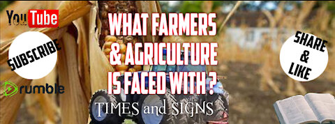 What farmers & agriculture is faced with ? GET THE FACTS