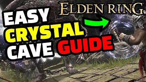 How to EASILY BEAT The Raya Lucaria Crystal Cave to get ENDLESS Smithing Stones - Elden Ring