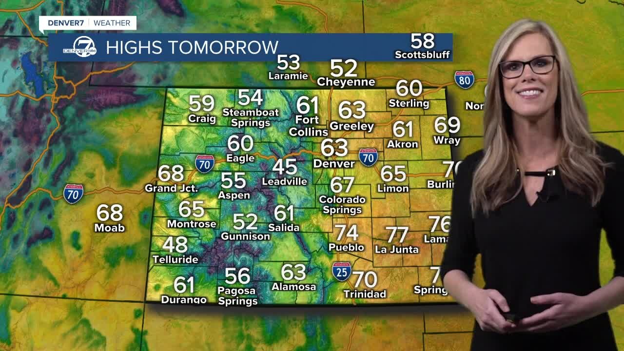 60 to begin Spring on Saturday, then rain/snow