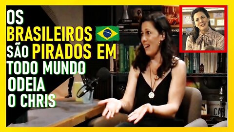 ATRIZ DA SENHORITA MORELLO SOBRE OS FÃS BRASILEIROS DE TODO MUNDO ODEIA O CHRIS | LEGENDADO PT-BR.