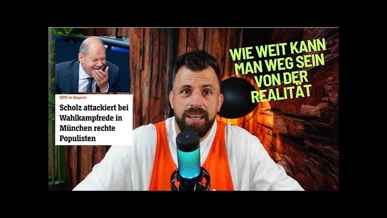 Analyse der "Wahlkampfrede" von Scholz in München - und wie weit er weg ist von der Realität