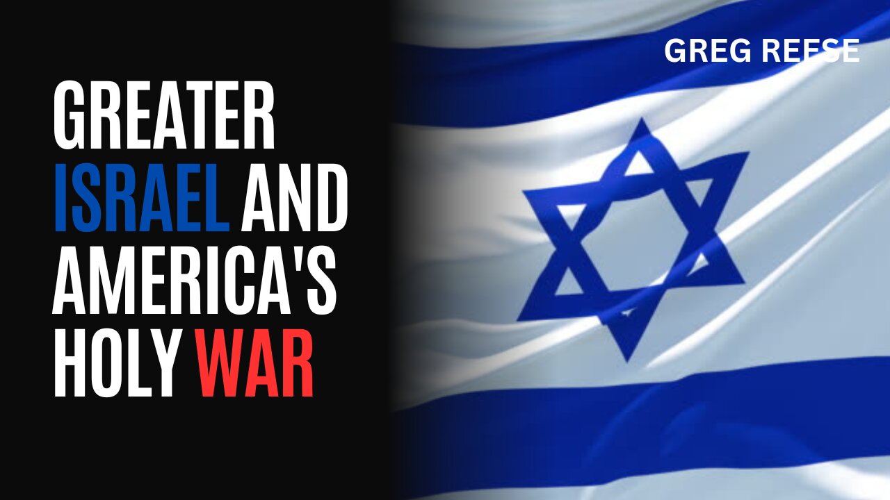 "We Ride Together, We Die Together" - Greater Israel and America's Holy War