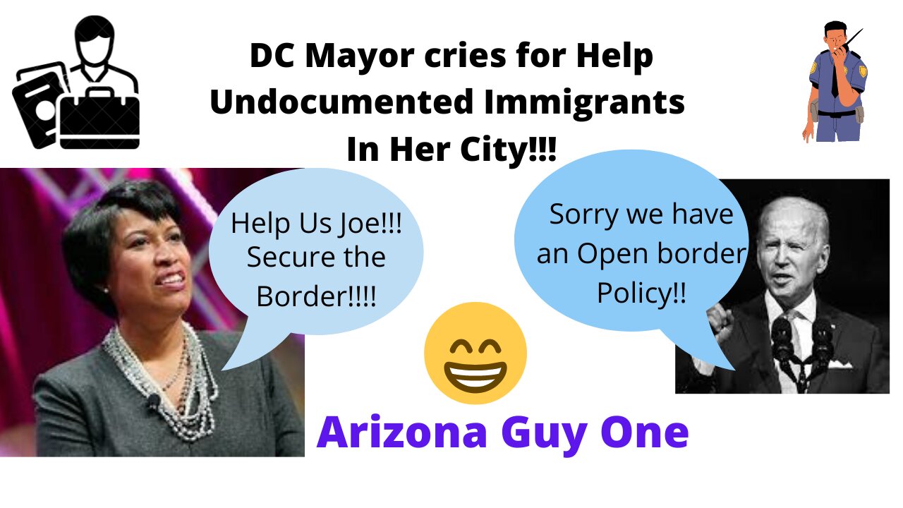 Help help Joe Biden, DC Mayor has to deal with Texas immigrants