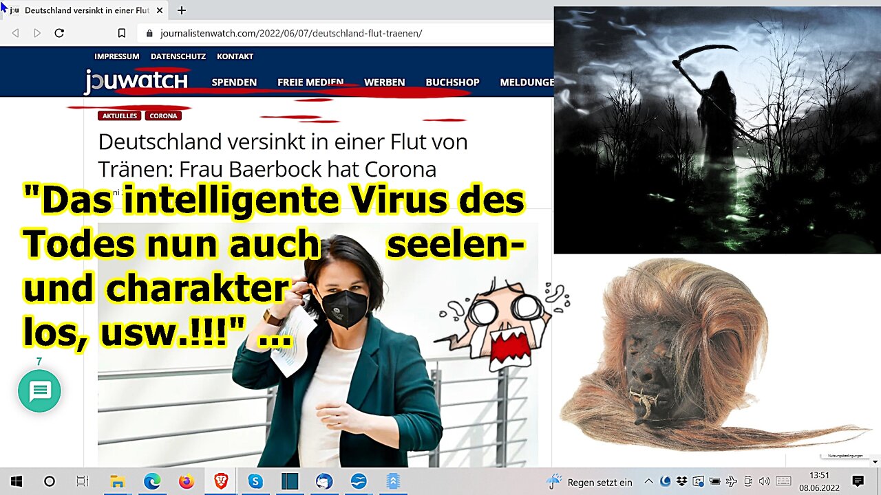 „Das intelligente Virus des Todes ist seelen- und charakterlos, usw.!!!“ ...