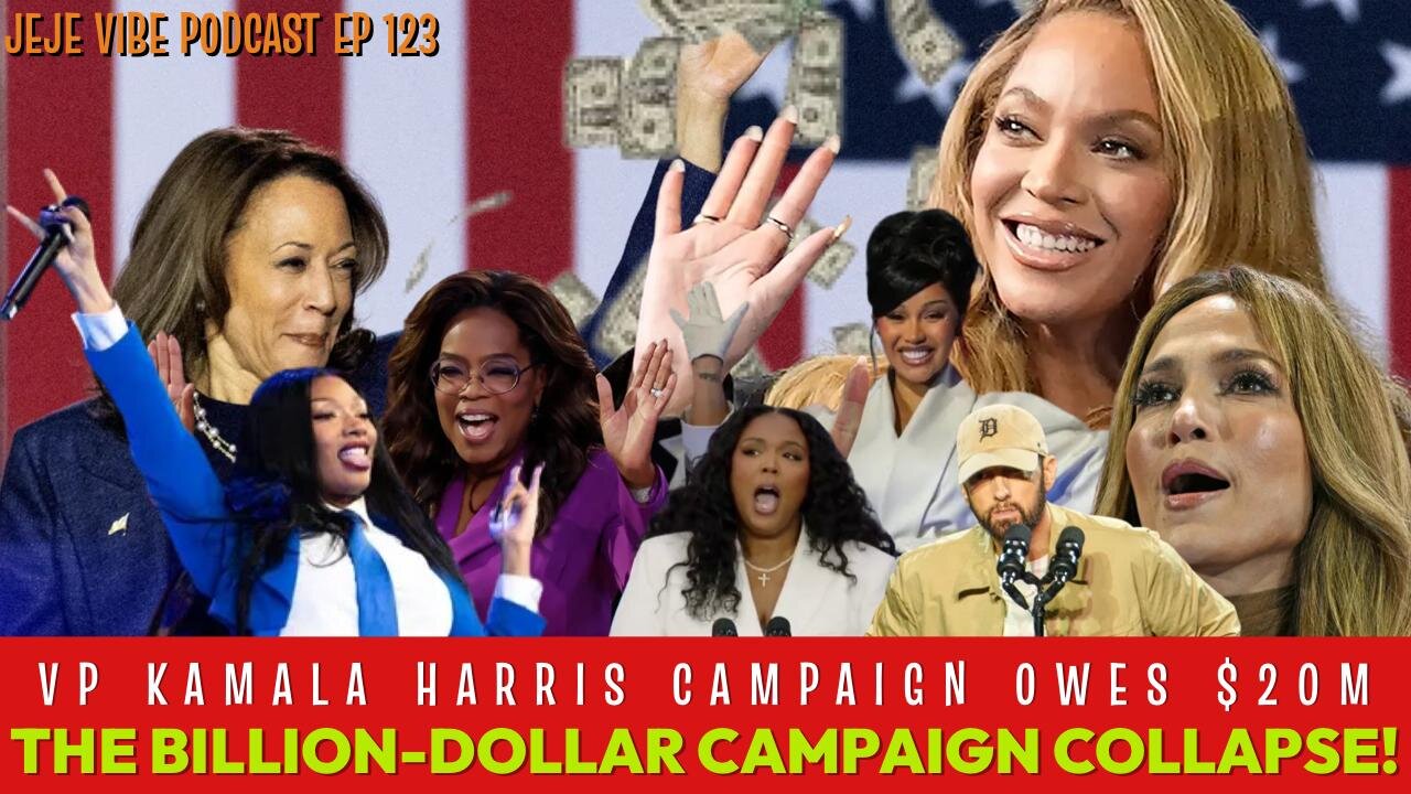 $1 BILLION GONE IN SMOKE: The Real Cost of KAMALA's Campaign Endorsements 😱| JEJE VIBE EP 123