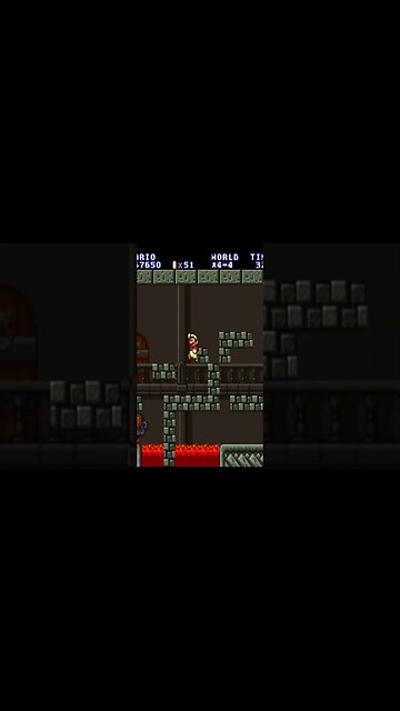 Super mario All Stars Super Mario Bros 1 Short 2nd Quest short World 4