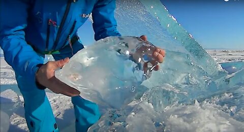 Baikal Lake Natural Ice Sound