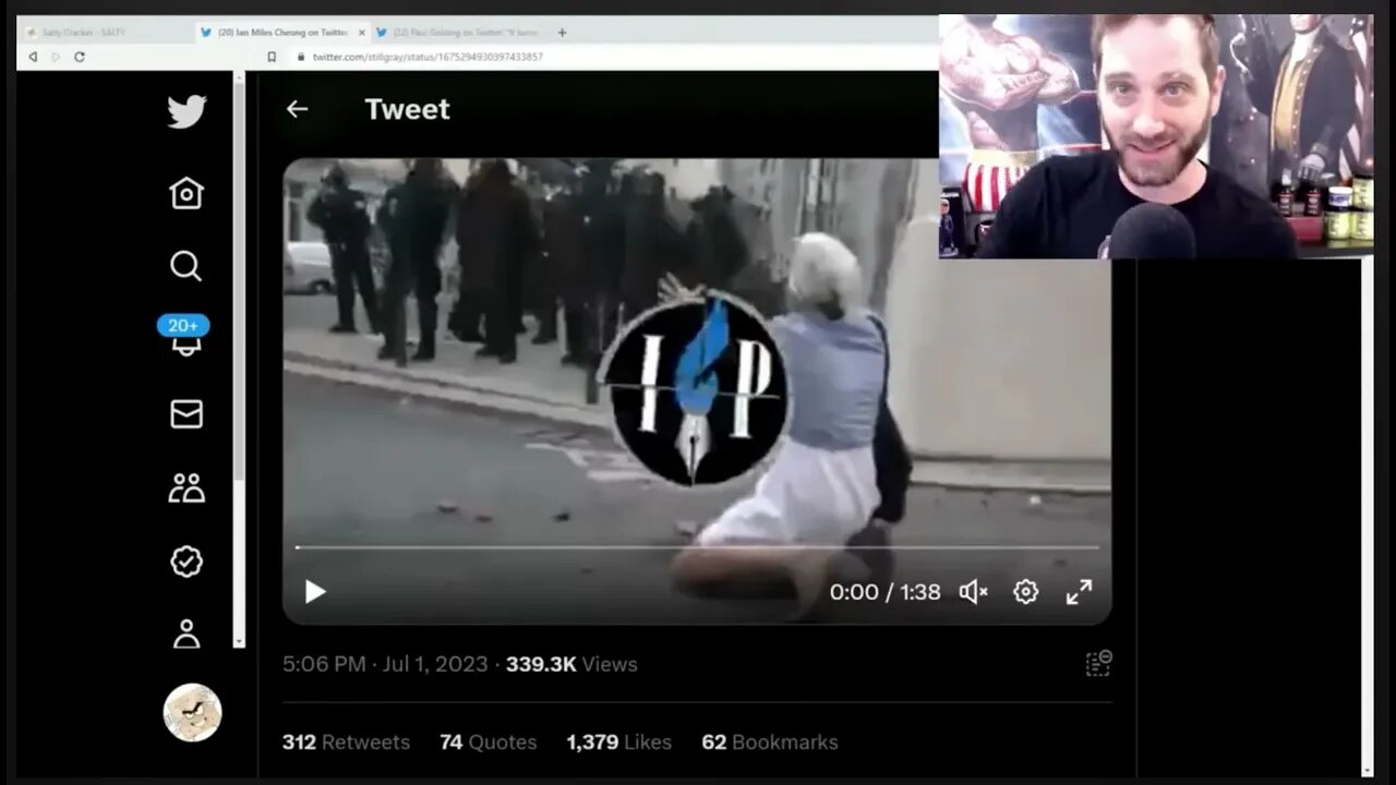 Pro Migrant Group Leader Gets Attacked By "French" Rioters