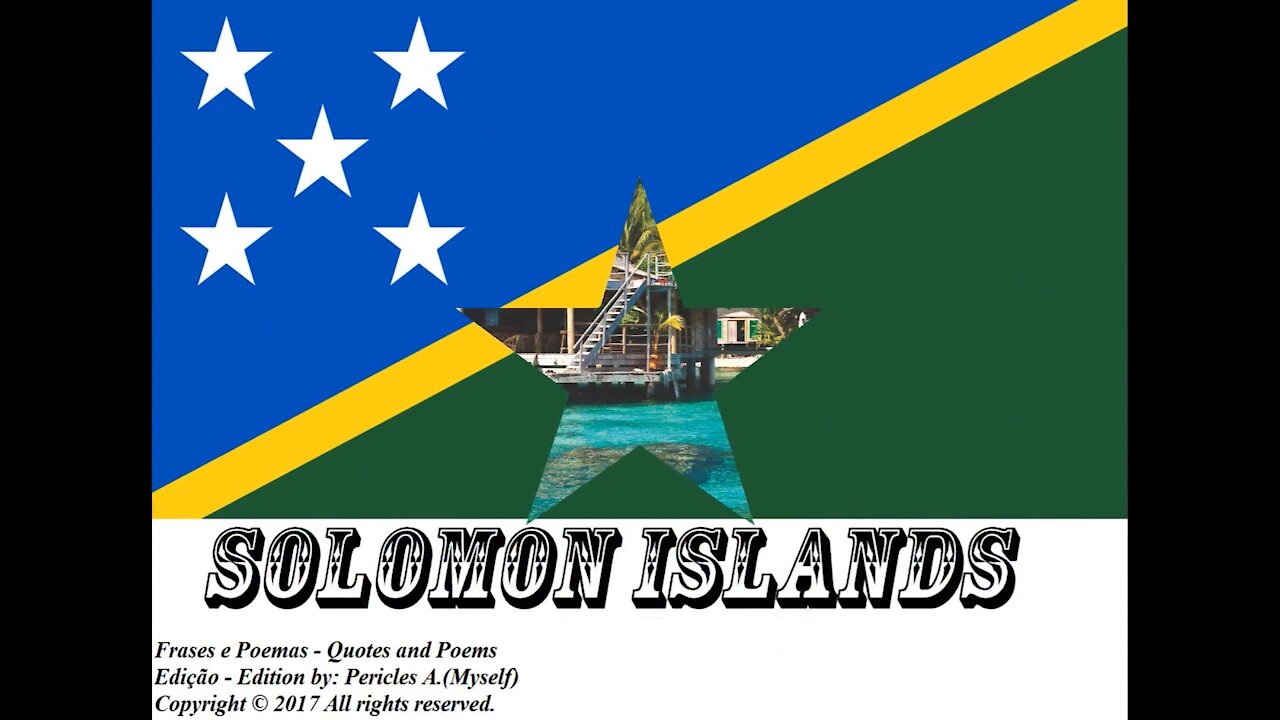 Flags and photos of the countries in the world: Solomon Islands [Quotes and Poems]