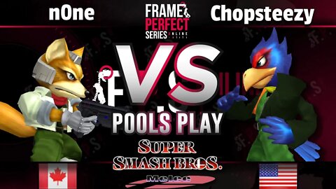 FPS3 Online Top 32 Qualifier - UYU | n0ne (Fox) vs. Chopsteezy (Falco) - Smash Melee