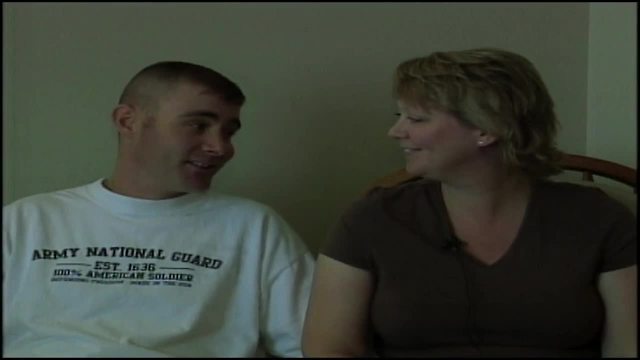 FILE VIDEO: Retired Guardsman Brad Wangler of Columbus talks about becoming a father