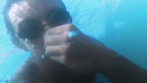 I tried to stay underwater more than I could I Almost drowned..