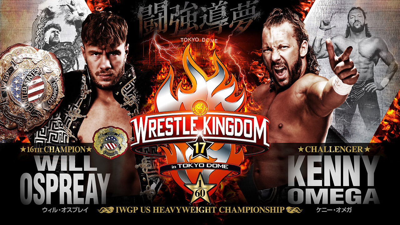 BEST MOMENT'S:- Kenny Omega Vs Will Ospreay Wrestle kingdom 17