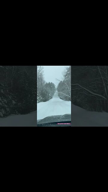Backroads of Maine #snowriding #winterstorms#longwinter#coolsummer
