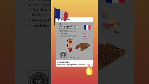 🇫🇷Il n'y a pas le feu