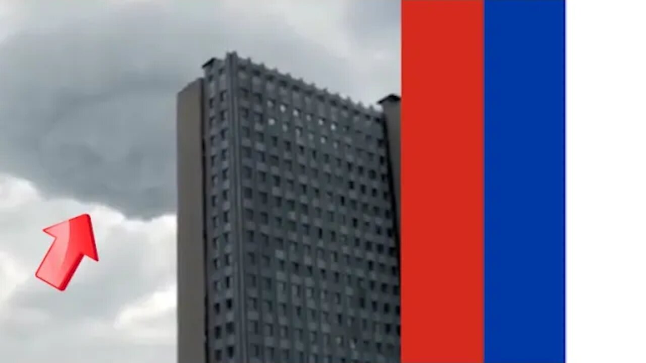 UFO sighting faked as cloudy over Moscow, Russia [Space]