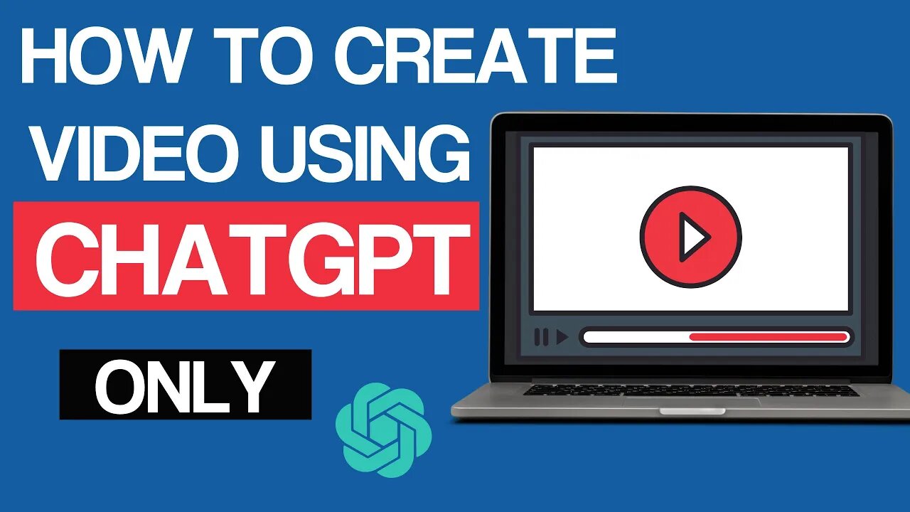 How To Create Video Using CHATGPT ONLY | CHATGPT PART 1