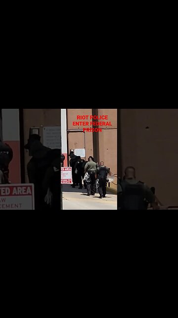 Riot Police Enter D.C. Prision #freedomcorner