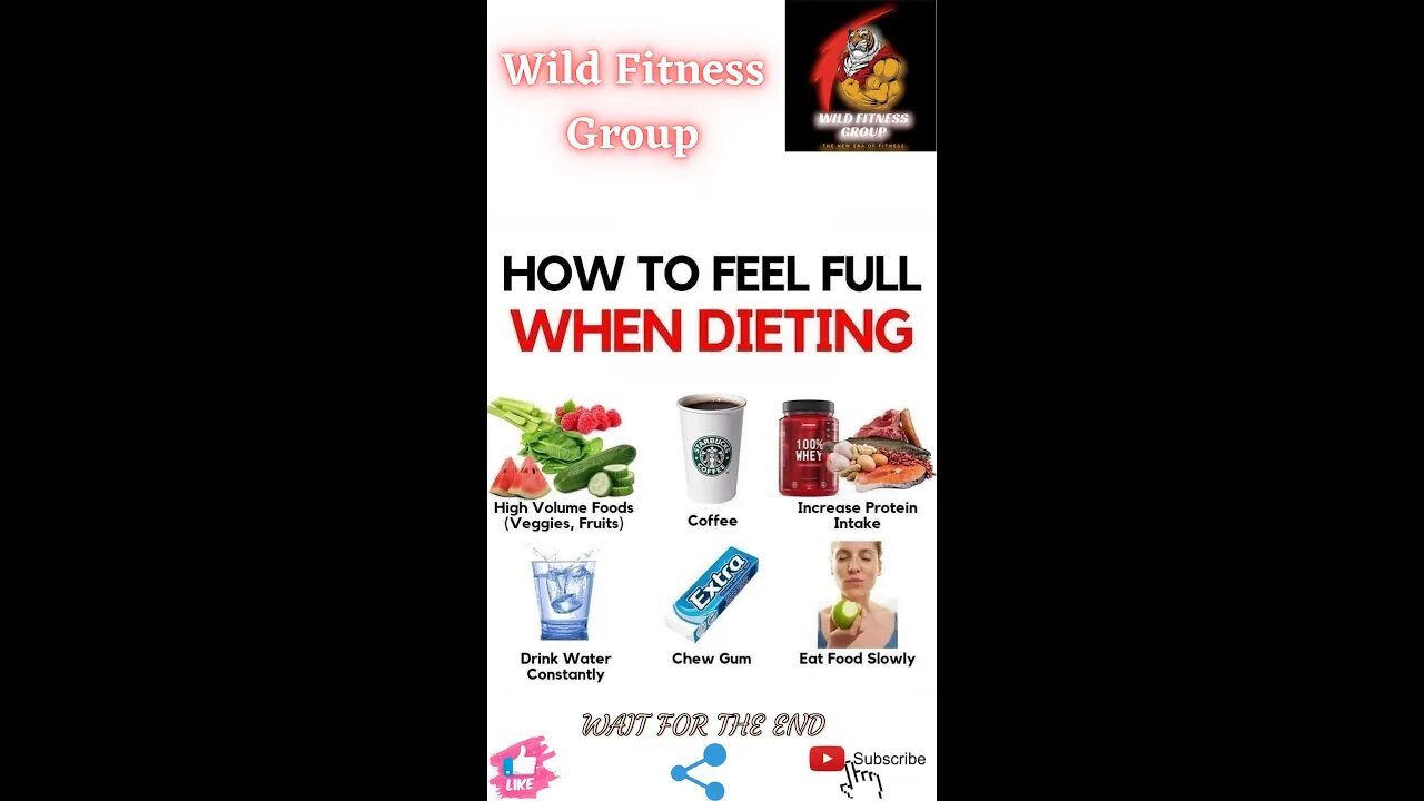 🔥How to feel full when dieting🔥#shorts🔥#viralshorts🔥#fitnessshorts🔥#wildfitnessgroup🔥