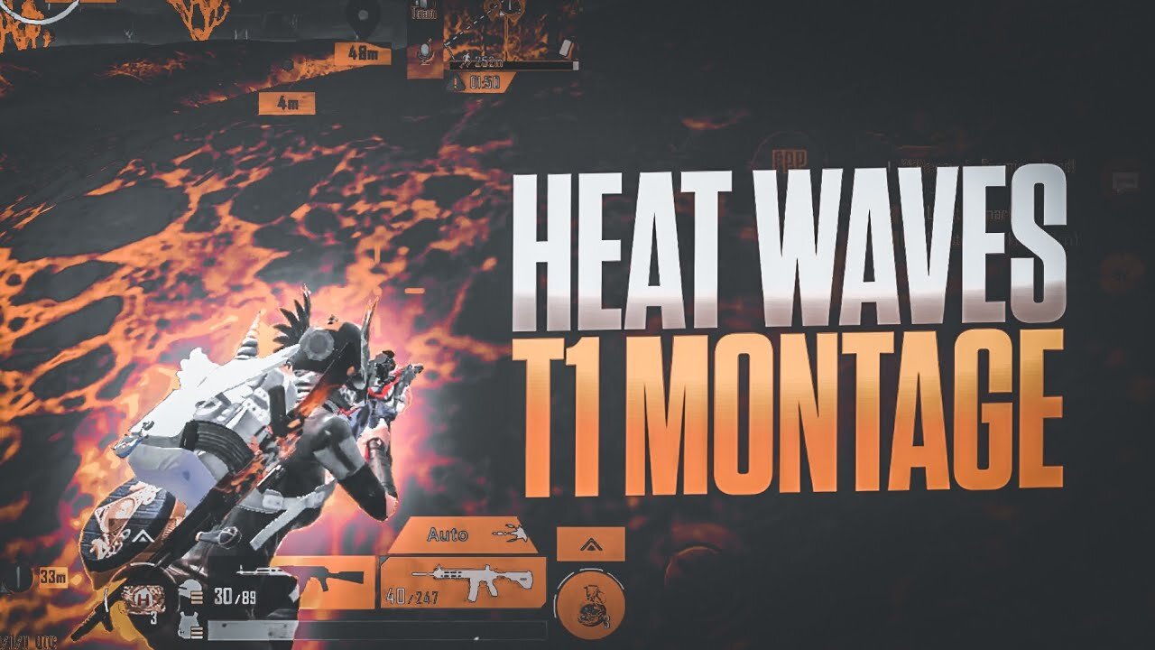 Heat Wave T1 Montage🔥😈 PUBG Mobile Must watch