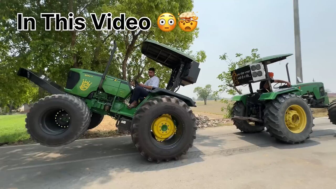 🫣आज तो मजा आ गया|First Tochan JD5075, Tochan King 👑 VS Old Jd5310 Tractor||Miss you Nishu Bhai 💔