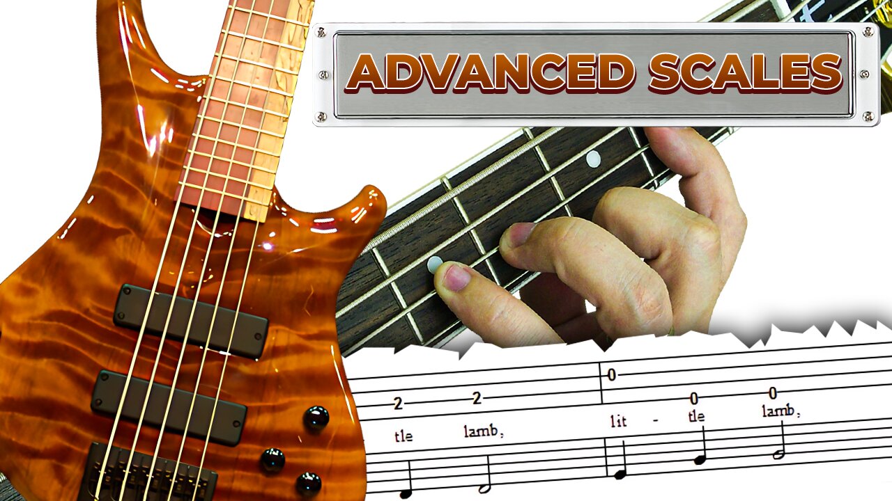 BASS GUITAR SCALES 2 Scale Positions Lesson | Tutorial