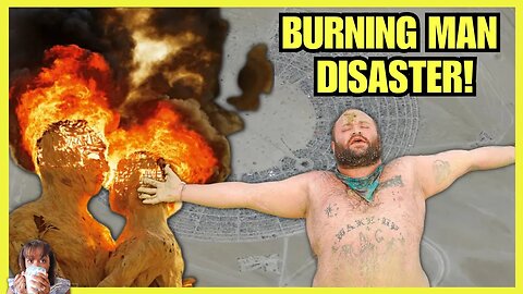 Burning Man FLOOD Leaves Thousands STRANDED (clip)