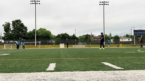 OCL (Oshawa) 2023 - Outdoor - GTA Raptors vs Nightwatchmen - 1st Innings (GTA Raptors) Part 1