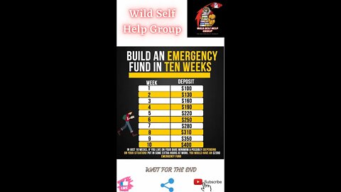 🔥Build an emergency fund in 10 weeks🔥#shorts🔥#viralshorts🔥#motivation🔥#wildselfhelpgroup🔥