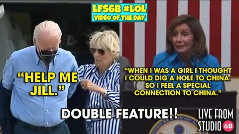 Biden Can't Get His Jacket On & Pelosi Thinks She Can Dig to China (Double LOL of the Day)