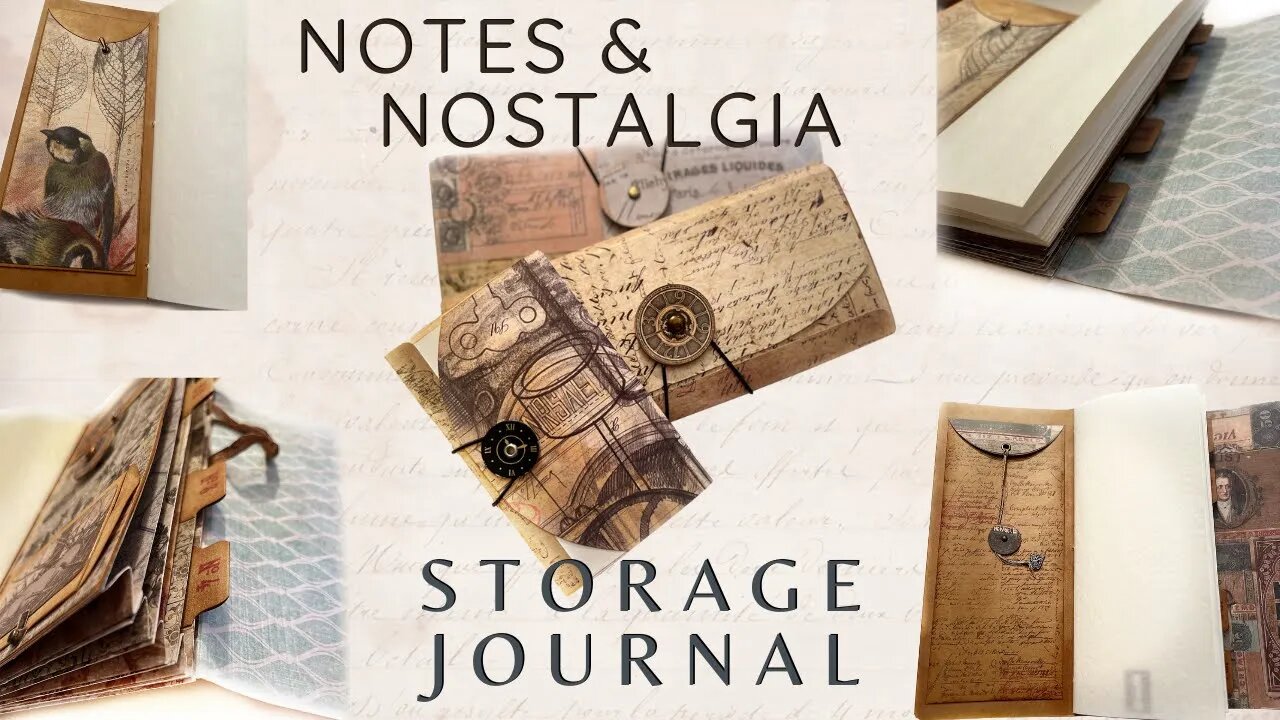 Notes & Nostalgia Storage Journal | All-in-one Logbook & Organizer [Tutorial]