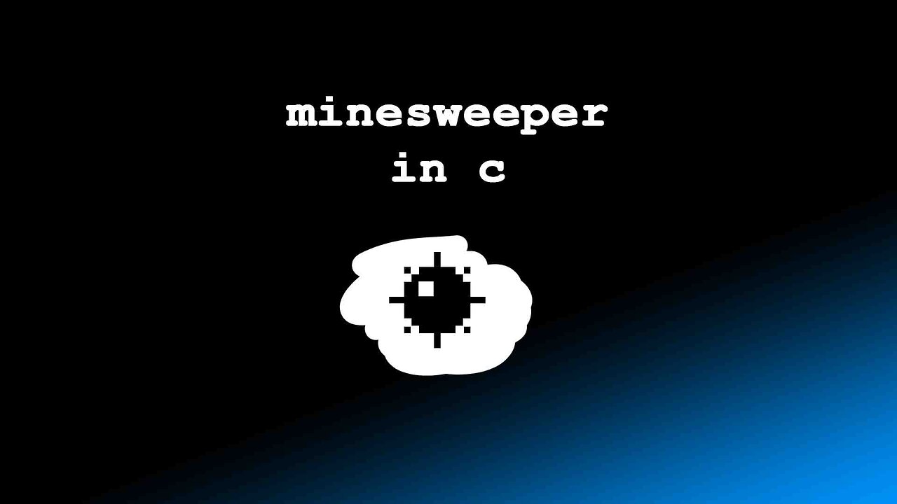 C programing｜Exercise 14 Minesweeper SingleArray only