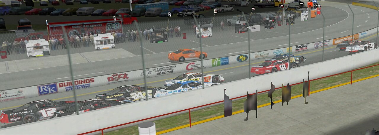 NR 2003 Super Late Models at Five Flags Speedway im the #18