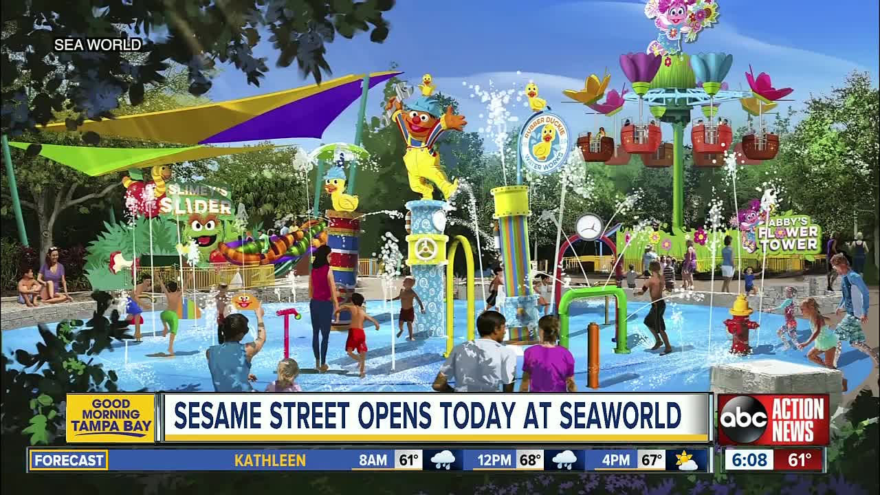 Sesame Street opens at Seaworld