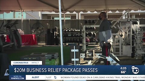 San Diego leaders approve $20M in business relief