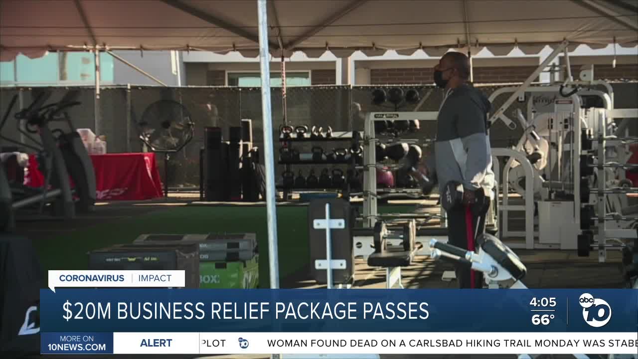 San Diego leaders approve $20M in business relief