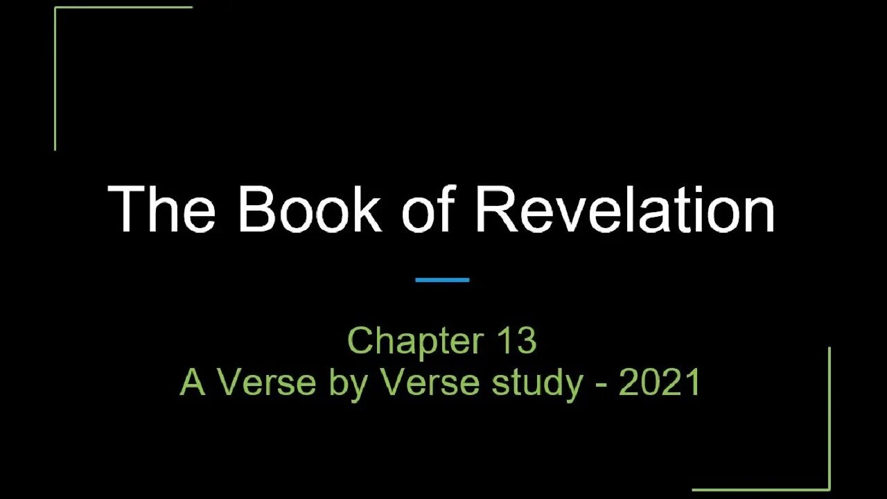 Revelation Chapter 13