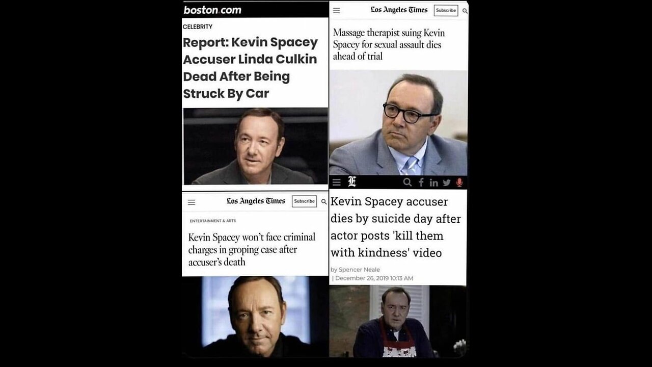 Lefties Rush To Protect Kevin Spacey About 3/4 of His Accusers Dying 12-26-23 Salty Cracker