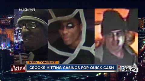 Criminals appear to be targeting Las Vegas casinos