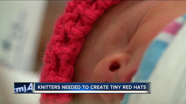 Hospitals in Milwaukee collecting hats for infants for 'Little Hats, Big Hearts' program